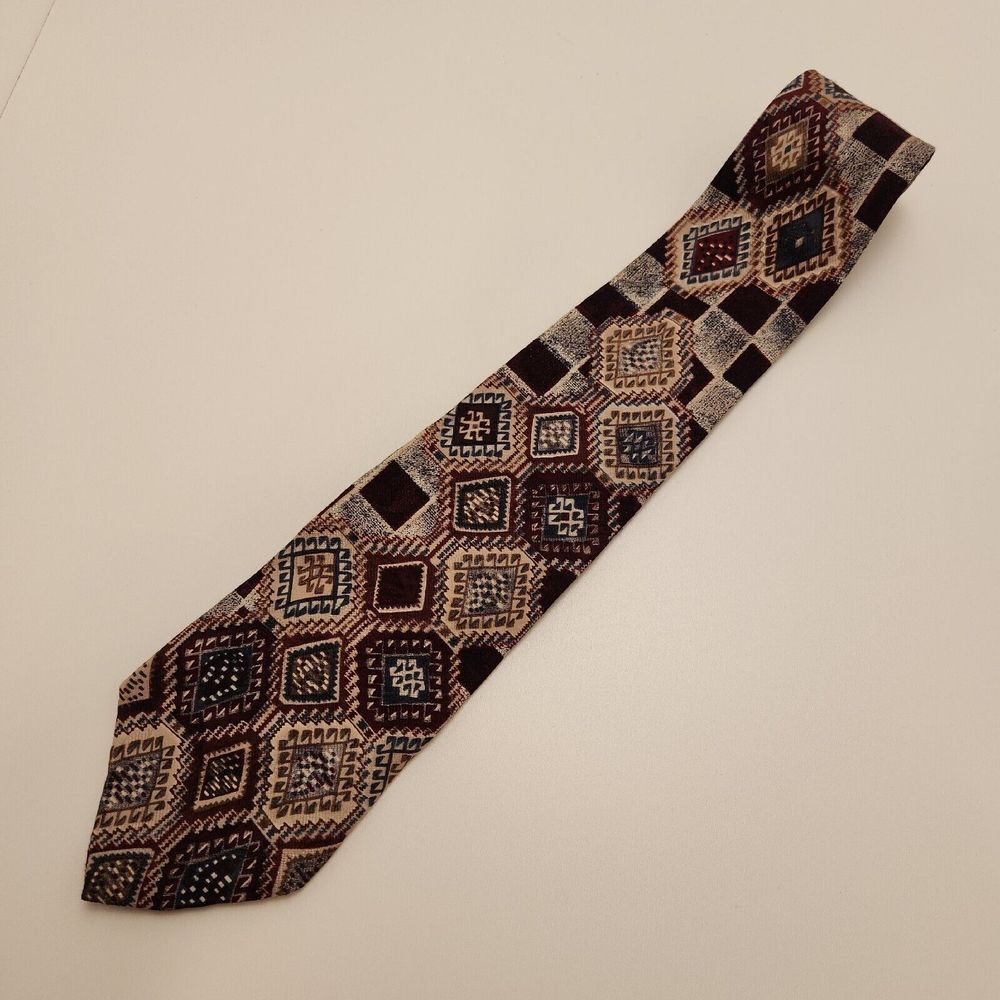 VILLA BUGATTI SILK DESIGNER‎ SUIT MEN'S DRESS SUIT NECKTIE TIE